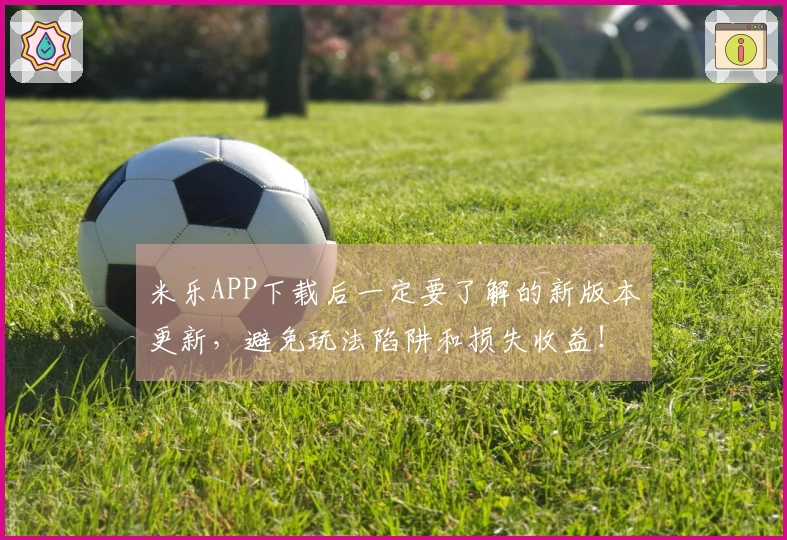 米乐APP下载后一定要了解的新版本更新，避免玩法陷阱和损失收益！